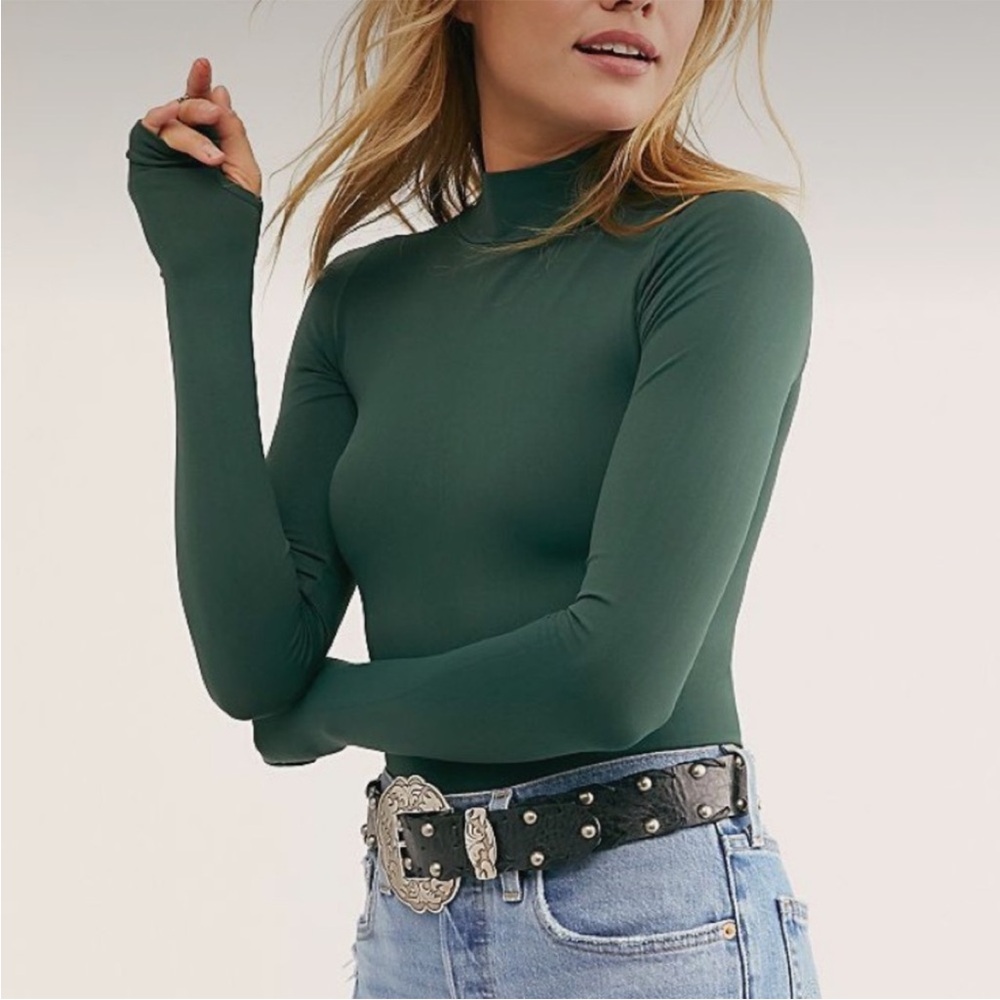 Free People Intimately Rocky Seamless Turtleneck Mock
Neck Top
